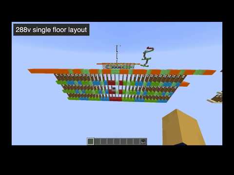 [Iron Farm Tech] High Density Door Cluster (288v per villager)