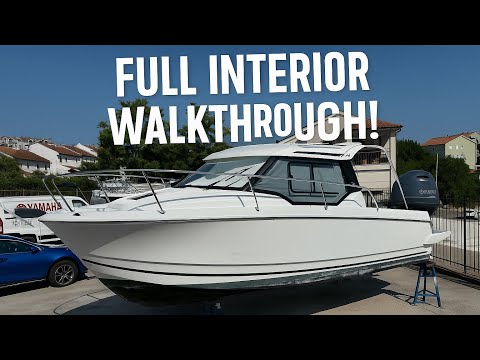 Inside Look: Jeanneau Merry Fisher 795 Cabin Tour – Full Interior Walkthrough