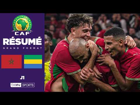 Résumé : MAZRAOUI et RAHIMI portent le MAROC contre le GABON