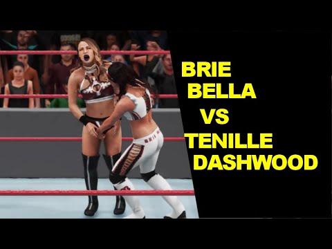 WWE 2K18 Brie Bella vs Tenille Dashwood - Knockout Match