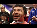 PACQUIAO COMPARES BRONER TO MAYWEATHER, SAYS HE'S IMPRESSED BY BRONERS SPEED