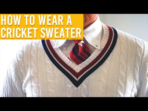Three Ways To Wear A Cricket Sweater