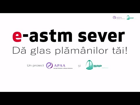 E-Astm Sever - Webinar pentru pacienți - Dr. Petronela Fildan, Dr. Roxana Nemeș și Rozalina Lăpădatu