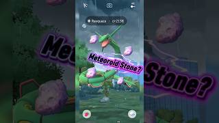 How to get meteoroid stone? Mega rayquaza raid battle 😍 #pokemon #pokemontcg #pokemongo