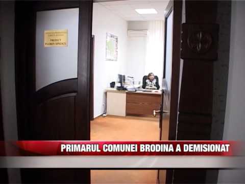 Primarul comunei Brodina a demisionat