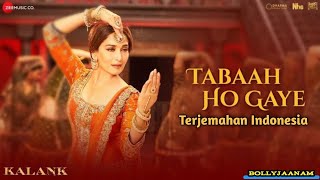 Download lagu Tabaah Ho Gaye Lirik dan Terjemahan Indonesia | Kalank | Madhuri Dixit, Alia Bhatt, Varun D, Aditya  mp3