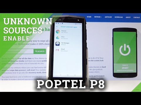 How to Allow App Installation in POPTEL P8 - Enable Unknown Sources