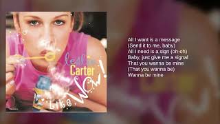 Leslie carter like wow &amp; true