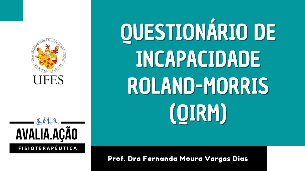 Questionário de Incapacidade de Roland-Morris (QIRM)