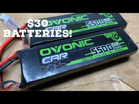 how much power can you get for $60? testing the Dirt cheap Ovonic 3S 5500mah 50C lipo batteries!