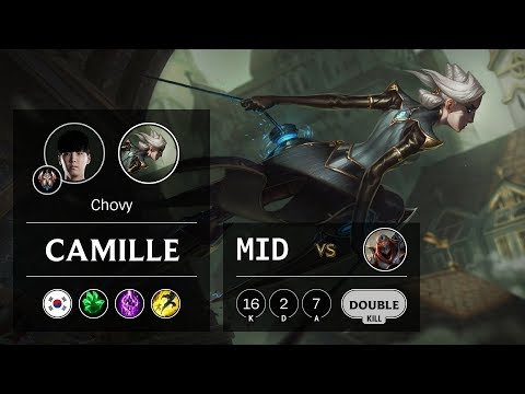 Camille Mid vs Zed - KR Challenger Patch 9.10