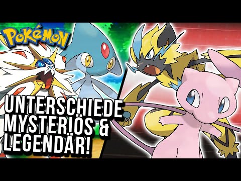 ALLE UNTERSCHIEDE zwischen MYSTERIÖSEN und LEGENDÄREN Pokemon erklärt!