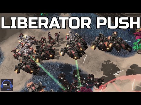 StarCraft 2: GuMiho's LIBERATOR push!! (GuMiho vs MaxPax)