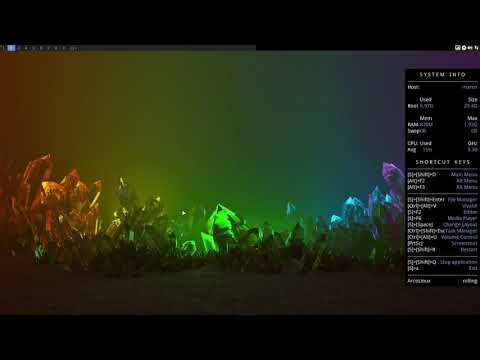 arcolinux dwm my first touch