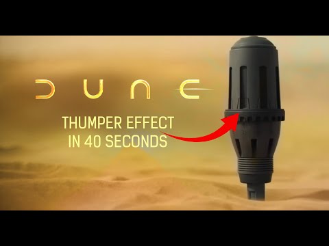 Dune: Part Two  |  Sand Thumper Effect  |  How to make FX