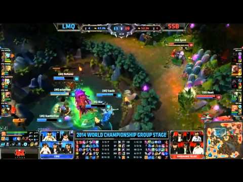 LMQ vs SSB Highlights   LMQ vs Samsung Blue Group C Day 4   Worlds 2014