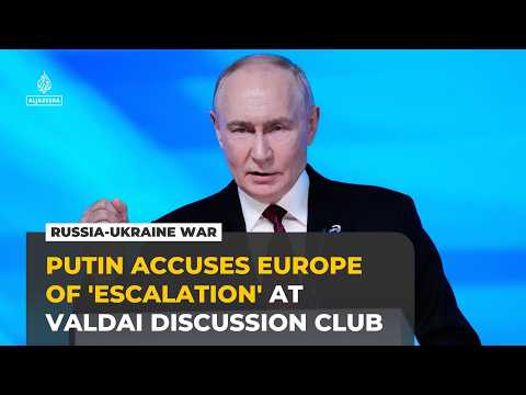 Putin accuses Europe of escalating tensions over Russia’s war on Ukraine