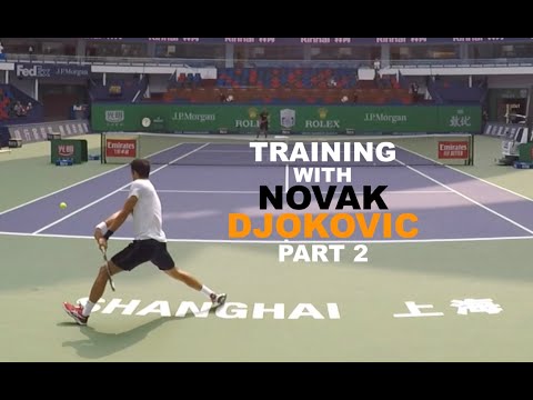 Training With Novak Djokovic - Part 2 (TENFITMEN)