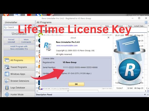 Revo Uninstaller Pro 5.4.5 Lifetime License Key 2025