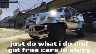 Gta 5 story mode how to get every car for FREE (ps4,ps3,xbox one and xbox 360)