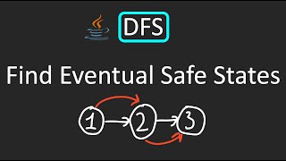 YouTube video 'LeetCode - 802. Find Eventual Safe States | DFS | Java'
