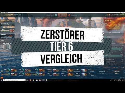 World of Warships | Anfänger Guide | Tier 6 Zerstörer im Vergleich