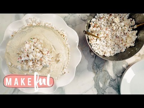 Popcorn Birthday Cake