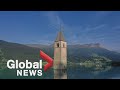 Submerged Italian Village Resurfaces For First Time In 70 Years