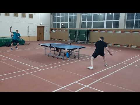 Финал турнира памяти М. Г. Дризика. Колосков В. 3:1 Жидомиров А. Настольный теннис в Витебске.