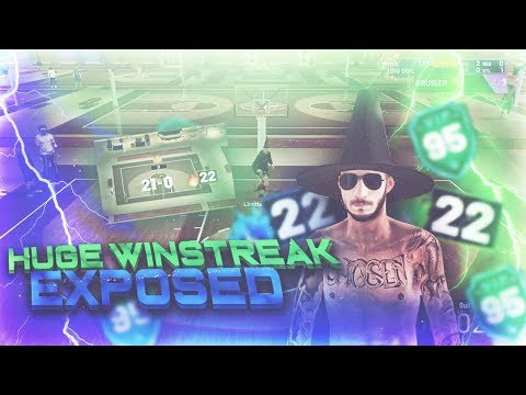 i pulled up on a 22 game winstreak against a 95 ovr on the 1v1 court nba 2k19