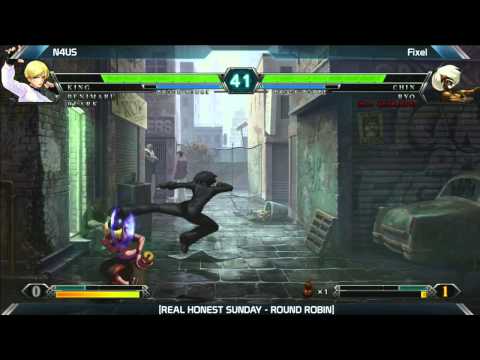 KOFXIII: Fixel vs N4US - Round Robin - Real Honest Sunday 6.1