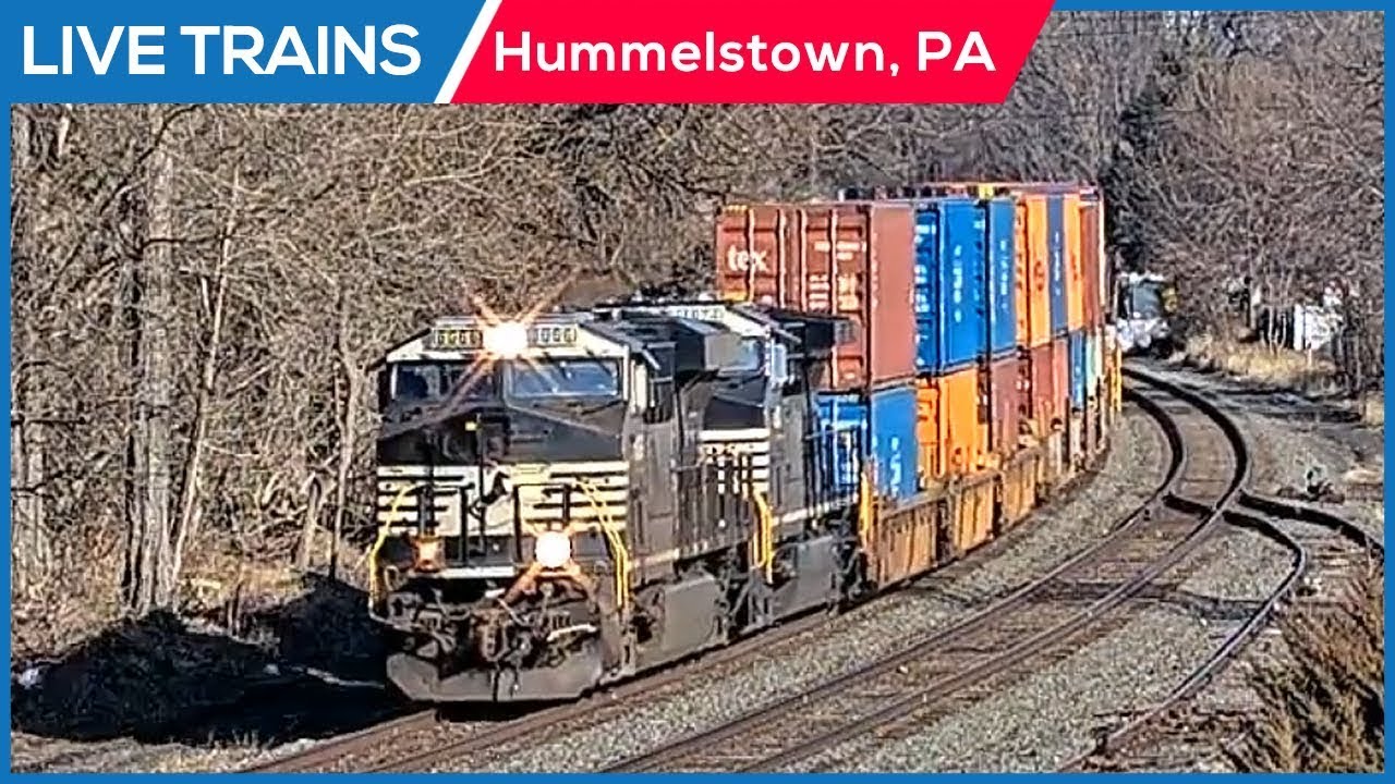 🔴 LIVE Trains Railcam | Hummelstown, Pennsylvania (Free Preview)