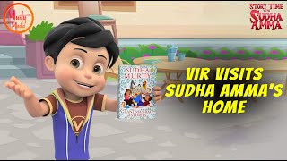 Vir Visits Sudha Amma's Home | Story Time with Sudha Amma | Vir Robot Boy @Murty-Media