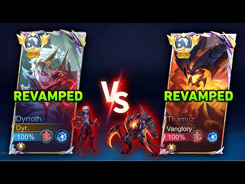 REVAMPED DYRROTH vs REVAMPED THAMUZ!! 🔥 (WHO’S MOST BROKEN?) - MLBB