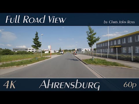 Ahrensburg, Germany: Am Hopfenbach, Kornkamp-Süd - 4K (UHD/2160p/60p)