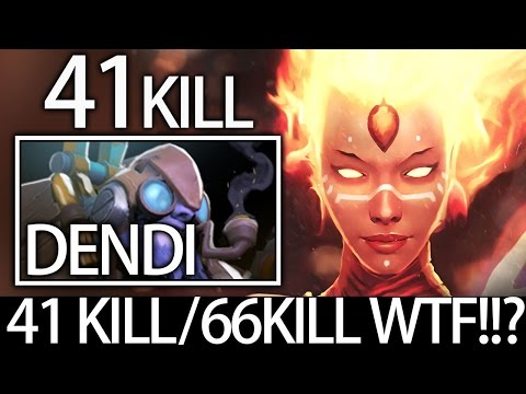 41Kill EPIC Lina Gameplay by FATA vs Dendi Tinker Top MMR Europe Dota 2