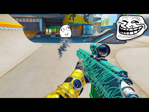 Acting like a BOT then POPPING OFF with a SNIPER (HILARIOUS)