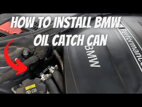 BMW oil catch can install