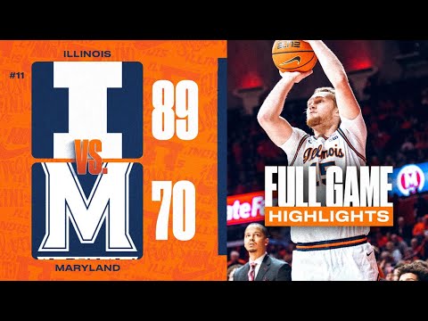 #11 Illinois vs. Maryland | Full Game Highlights 1/21/26