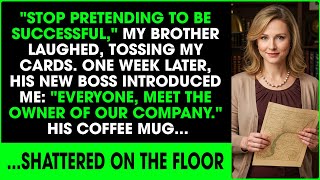 My Brother Threw Away My Business Cards—Then His Boss Called Me "The Owner"