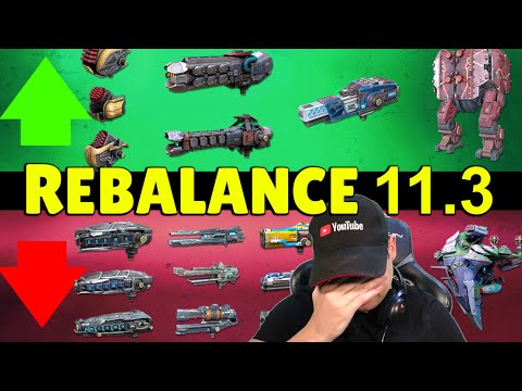 War Robots: NEW Weapon & Robot Rebalance 11.3 Vs Free 2 Play Builds