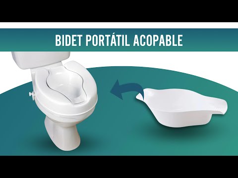 OrtoPrime Bidet Portátil Acoplable a Elevadores WC para Higiene Íntima