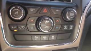 How to access dealer mode and activate navigation on a 2014-2016 Jeep Grand Cherokee