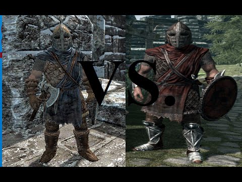 Skyrim A.I. Battle - Nord Legionnaires Vs. Nord Rebels