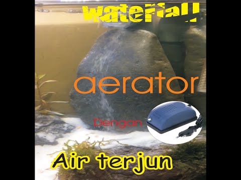 Air terjun aerator aquascape