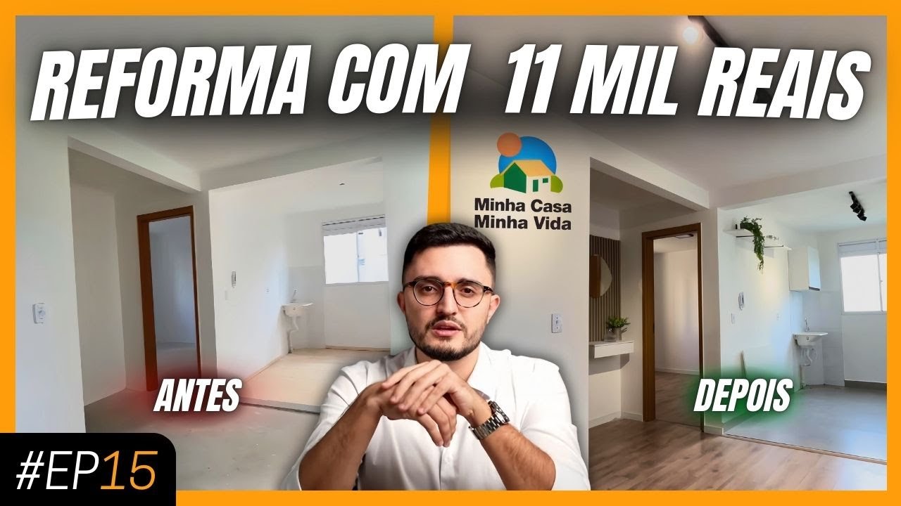 REFORMA APARTAMENTO MINHA CASA MINHA VIDA COM 11 MIL REAIS!! Ep. #15
