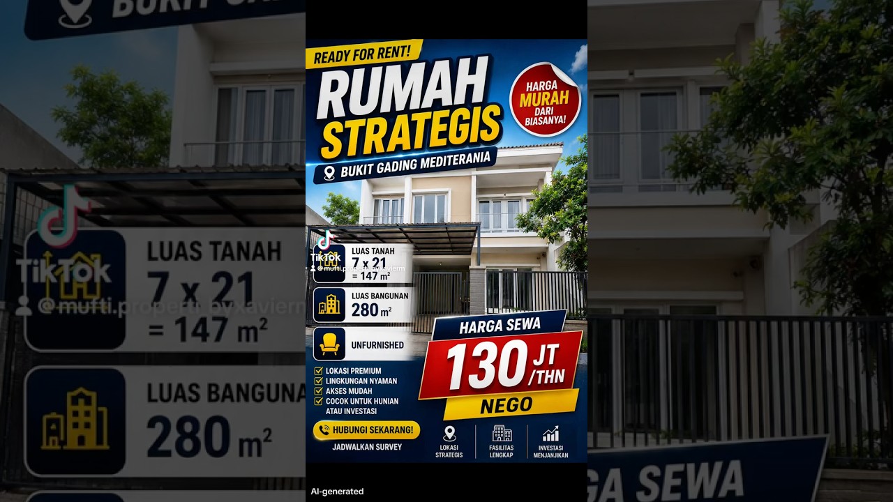 Apartemen Bukit Gading Mediterania Luas Murah