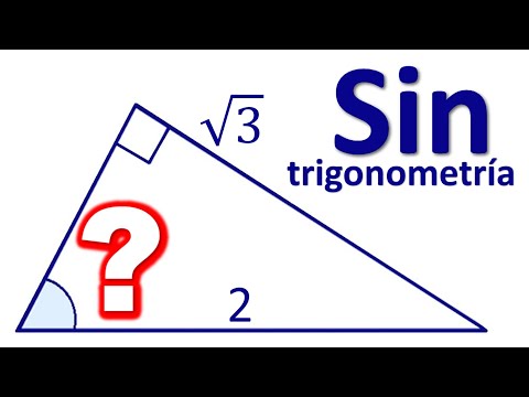Geometría. Hallar el ángulo del triángulo rectángulo sin trigonometría