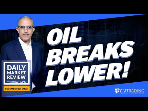 CMTrading Daily Market Review December 12th, 2022 - Oil breaks lower!
