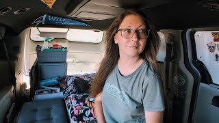 Minivan Camper Makeover - Part 3! | Final Stages of My New Setup for Full Time Solo Van Life